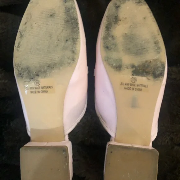 Lulu’s soft pink mules, gently worn, size 10, beautiful pink color, comfortable - Picture 8 of 8